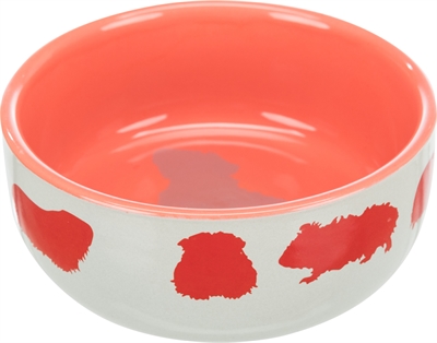 Trixie Voerbak Caviamotief Keramiek Assorti 250 ml 11 cm 4 st