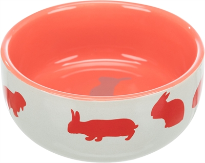 Trixie Voerbak Konijnmotief Keramiek Assorti 11 cm 250 ml 4 st