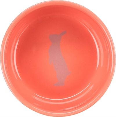 Trixie Voerbak Konijnmotief Keramiek Assorti 11 cm 250 ml 4 st