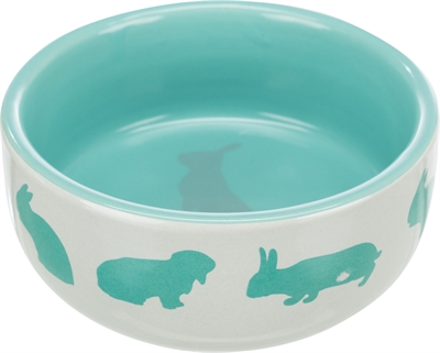 Trixie Voerbak Konijnmotief Keramiek Assorti 11 cm 250 ml 4 st