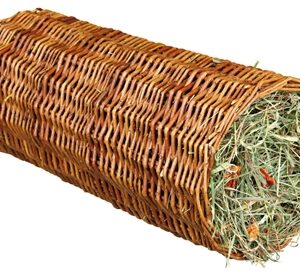 Trixie Tunnel Wilg Met Hooi / Wortel 33x15x15 cm 110 gr
