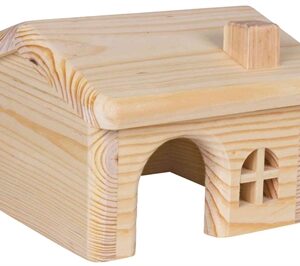 Trixie Huis Hamster Hout Spijkervrij 15x15x11 cm 2 st