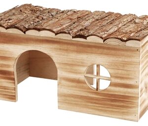 Trixie Huis Grete 2 Uitgangen Cavia Schorshout Gevlamd 35x20x18 cm