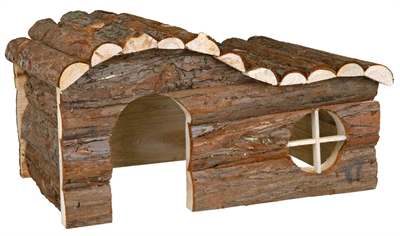 Trixie Huis Hanna Konijn Schorshout Gevlamd 43x28x22 cm