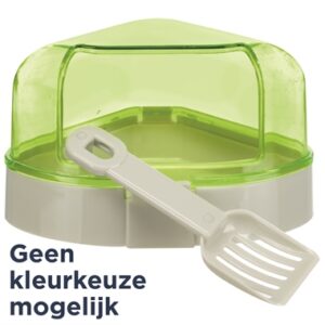 Trixie Hoektoilet Met Dak Assorti 14x11x8 cm 3 st