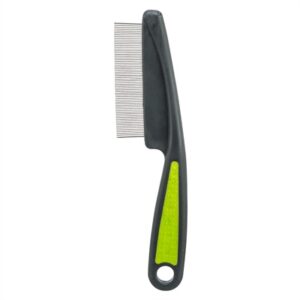 Trixie Stof- En Vlooienkam Kunststof / Metalen Tanden Groen 15 cm 3 st
