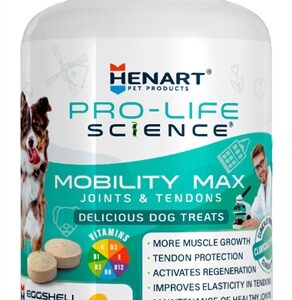Henart Pro Life Science Hond Mobility Max Gewricht En Pees 150 gr 100 Tbl