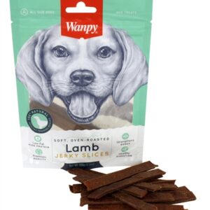 Wanpy Soft Oven-Roasted Lamb Jerky Slices 100 gr