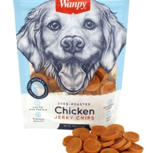 Wanpy Oven-Roasted Chicken Jerky Chips 100 gr