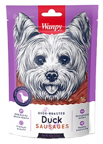 Wanpy Oven-Roasted Duck Sausages 100 gr