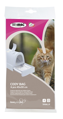 Imac Kattenbakzak Cody Voor Kattenbak Zuma / 50x36x10 cm 45x30 cm 6 st