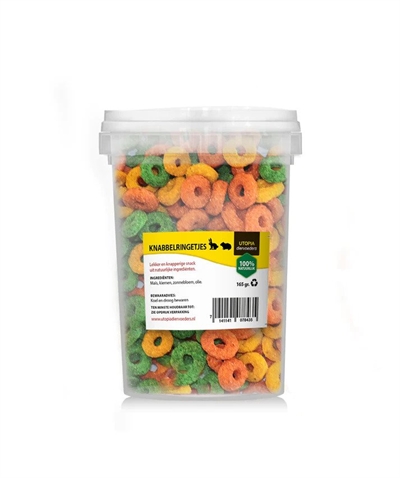 Utopia Knabbel Ringetjes 165 gr
