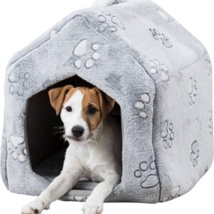 Trixie Hondenmand / Kattenmand Huis Nando Lichtgrijs 40x40x45 cm