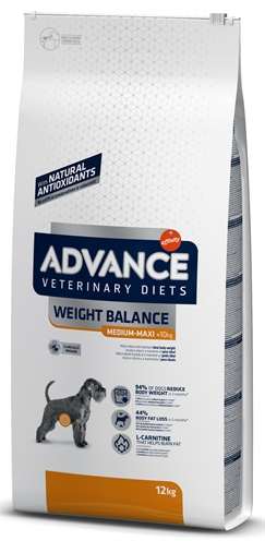 Advance Veterinary Diet Dog Weight Balance Medium / Maxi 12 kg