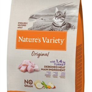 Natures Variety Original Sterilized Turkey No Grain 7 kg