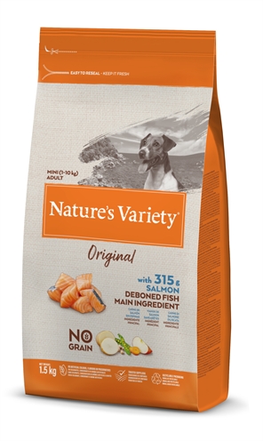 Natures Variety Original Adult Mini Salmon No Grain 1.5 kg