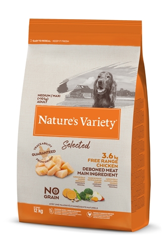 Natures Variety Selected Adult Medium Free Range Chicken 12 kg