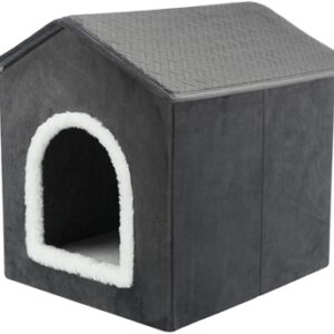 Trixie Hondenmand / Kattenmand Huis Livia Grijs / Wit 38x41x44 cm