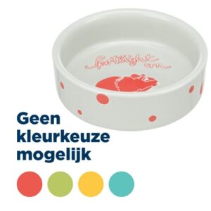Trixie Voerbak / Waterbak Keramiek Spotlight Hamster Assorti 8 cm 4 st