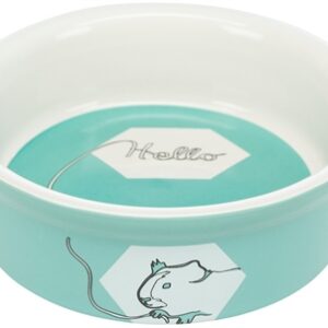 Trixie Voerbak / Waterbak Keramiek Strip Cavia Assorti 11 cm 4st