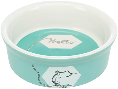 Trixie Voerbak / Waterbak Keramiek Strip Cavia Assorti 11 cm 4st