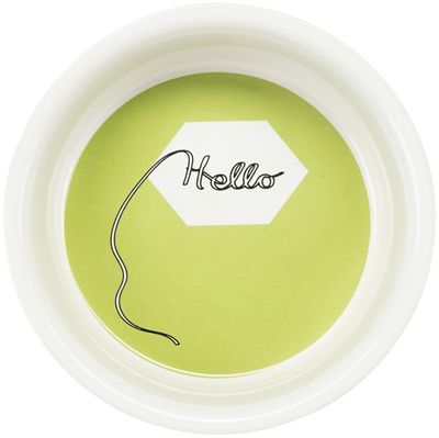 Trixie Voerbak / Waterbak Keramiek Strip Konijn Assorti 11 cm 4st