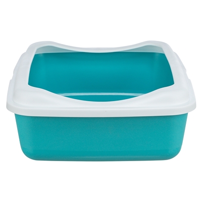 Trixie Kattenbak Classic Petrol / Wit 47x37x15 cm