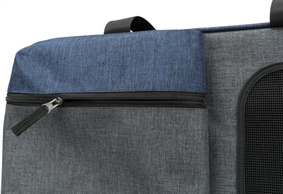 Trixie Hondentas Rugzak Tara 2 In 1 Grijs / Blauw 50x25x38 cm
