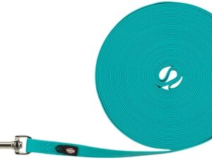 Trixie Hondenriem Easy Life Sleeplijn Oceaan Blauw / Turquoise 10 Mtrx1.3 cm