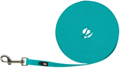 Trixie Hondenriem Easy Life Sleeplijn Oceaan Blauw / Turquoise 10 Mtrx1.3 cm