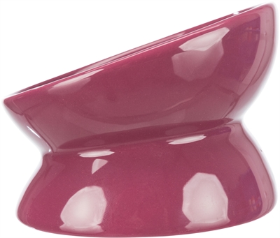 Trixie Voerbak / Waterbak Verhoogd Bordeaux / Bes 13 cm 4 st