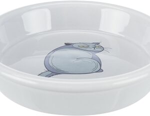 Trixie Voerbak / Waterbak Boze Kat Grijs 13 cm 250 ml