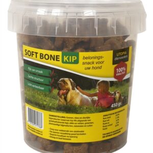 Utopia Diertotaal Soft Bones Kip 450 gr