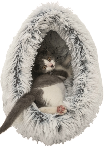 Trixie Kattenmand Iglo Harvey Grijs / Wit-Zwart 41x35x26 cm