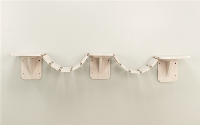 Trixie Klim / Klauterladder Wand Wit 150x30 cm