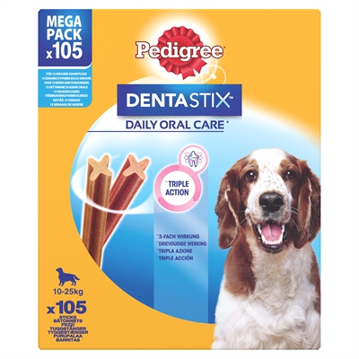 Pedigree Dentastix Medium Actiepack 105 st 2700 gr