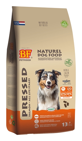 BF Petfood Geperst Zalm Graanvrij 13.5 kg