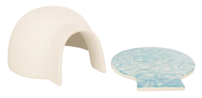 Trixie Hamster Iglo Met Koelplaat Keramiek Wit 15x13x9 cm