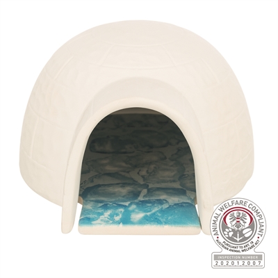 Trixie Hamster Iglo Met Koelplaat Keramiek Wit 15x13x9 cm
