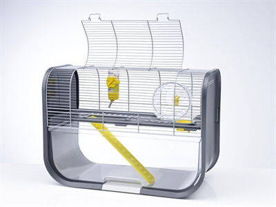 Savic Hamsterkooi Geneva Antraciet / Zilver 60x29x44 cm