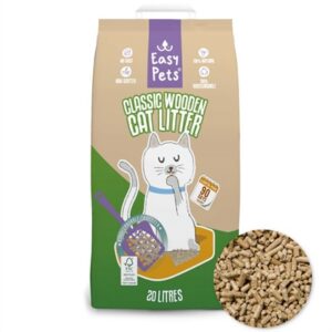 Easypets Biodegradable Classic Houtkorrels Kattenbakvulling 20 ltr