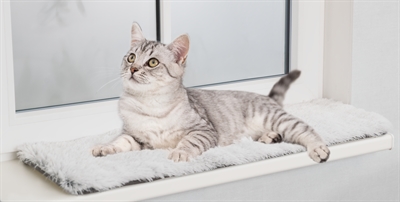 Trixie Ligmat Harvey Voor Vensterbank Wit-Zwart 90x28x1.5 cm