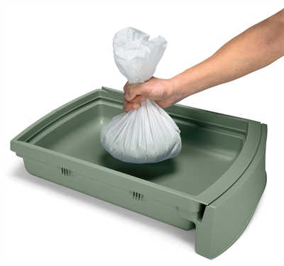 Imac Kattenbak Zuma 2nd Life Met Schuiflade Groen 56x40x42.5 cm