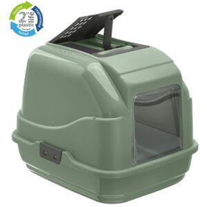 Imac Kattenbak Easy Cat 2nd Life Gerecycled Groen 50x40x40 cm