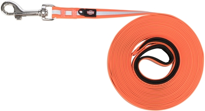 Trixie Hondenriem Sleeplijn Easylife Reflecterend Oranje M-XL 10mx1.7 cm