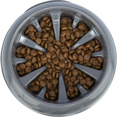 Trixie Voerbak Slowfeeding Kunststof / TPR Assorti 16 cm 300 ml