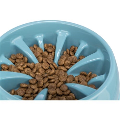 Trixie Voerbak Slowfeeding Kunststof / TPR Assorti 16 cm 300 ml