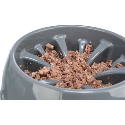 Trixie Voerbak Slowfeeding Kunststof / TPR Assorti 16 cm 300 ml