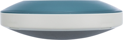 Trixie Slowfeeding Rocking Bowl Kunststof / TPR Grijs / Blauw 23x23 cm 500 ml
