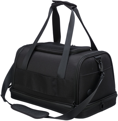 Trixie Vliegtuigtas Plane Zwart 44x28x25 cm
